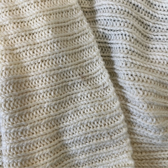 Abercrombie & Fitch Scarf Attached Denim Jean Jacket Trucker Cropped XS NWT - Picture 7 of 12